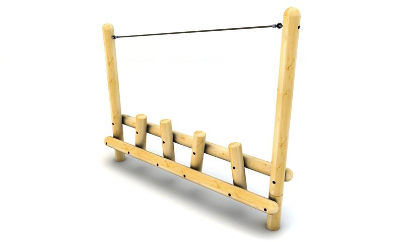 Technical render of a Stepping Log Traverse